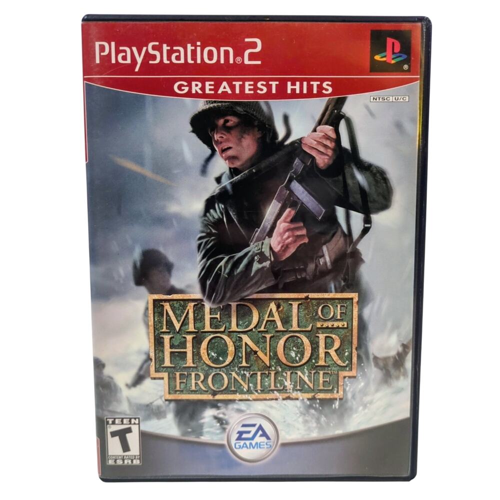 Medal of Honor Frontline PS2 Sony PlayStation 2 Complete CIB Greatest Hits EA